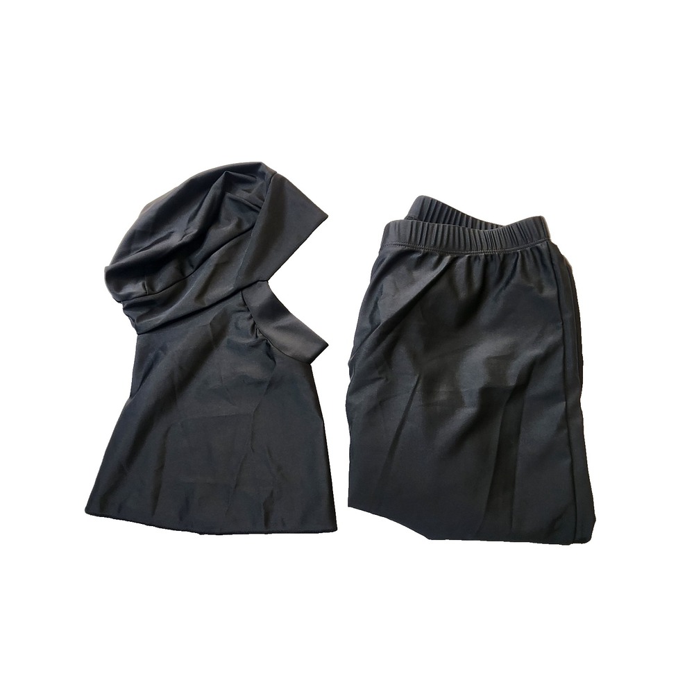Womens Hijab and Pants Size Medium Black